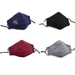 Cotton-Polyester Mask with Adjustable Earloop