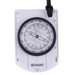 Camping Survival Compass / Travel Baseplate Ruler Compass Map