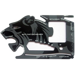 Ultimate Pocket Tool (18-in-1 Lion Head Multi-tool) / Outdoor Multi Function Tactical Card Tool