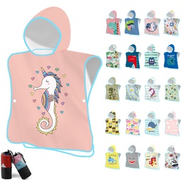 Children's Hooded Cloak Towel