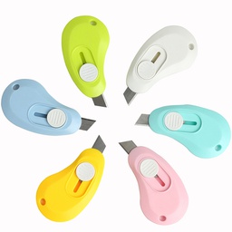 Office Mini Utility Knives Box Cutter / Retractable Letter Opener