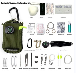 Paracord Bracelets 13 IN 1 Emergency Fishing Survival Kit