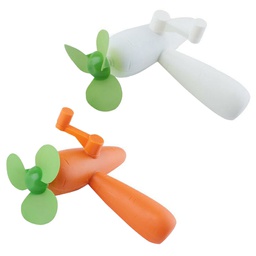 Hand Fan in Carrot Shape