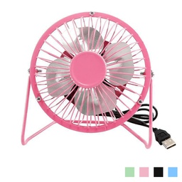 [S0605000042] USB Mini Desktop Metal Fan