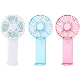 [S0605000046] Usb Rechargeable Pocket Fan with Mobile Phone Stand 