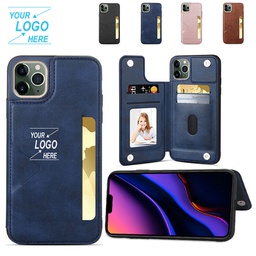 PU Leatherette Mobile Phone Case With Credit Card Holder