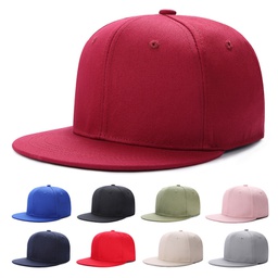 Flat Bill Snapback Cap