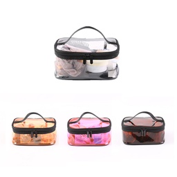 PVC waterproof transparent travel cosmetics wash bag