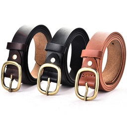 Cowhide Ladies Fashion Belt