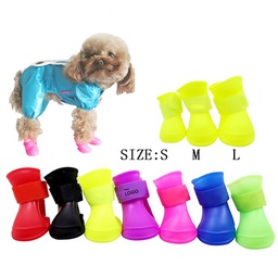 Waterproof Silicone Pet Shoes (Large) / Waterproof Silicone Rain Boots for pets