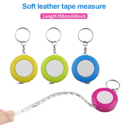 Dual Sided Soft Tape Measure Keychain