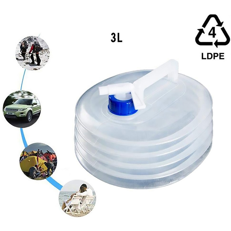 3L Collapsible Water Buckets/ Folding Water Container