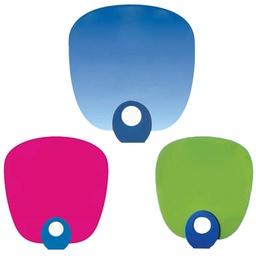 [S0605000068] O-Shaped Plastic Advertising Hand Fan