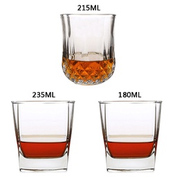 [S0502070156] Transparent Plastic Beer Cup / Whiskey Glass