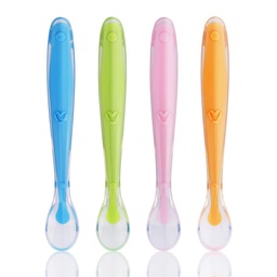 [S0200000037] Baby Silicone Soft Spoon 