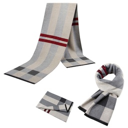 Men's Plaid  Fashion Cotton  Winter Scarf    