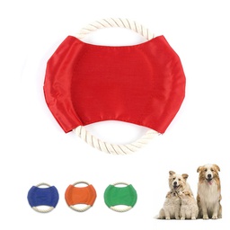 Flying Dog Toy ， Cotton Rope Flying Disk Toy