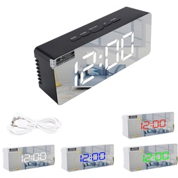 Mirror LED Alarm Clock