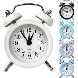[S0502000293] Mini  Classic Analog Alarm Clock