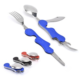 Multi-function Stainless Steel Foldable Fork Spoon Knife
