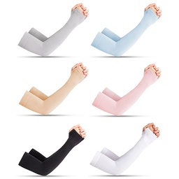 Ice silk sun protection cooling arm sleeve