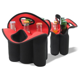 Six Pack Neoprene Cooler Wine-bottle Bag