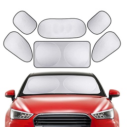 [S0503000102] Car windshield sun shade 6 Pieces Set