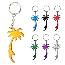 Palm Tree Shape Bottle Opener With Keyring