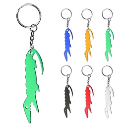 Alligator Shaped Bottle Opener with Key Chains  