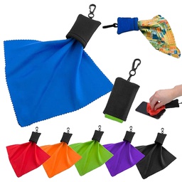 Portable Tech Cleaning Cloth Pouch