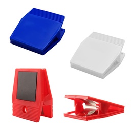 强磁塑料磁性夹子 办公文具装订夹 长尾夹冰箱贴
