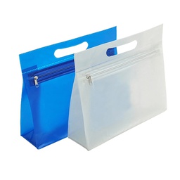 手提PVC拉链文件袋 PVC化妆品包装袋 电压PVC旅行收纳袋洗漱包