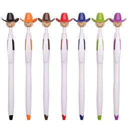 Cowboy Hat Smiley Ballpoint Pens