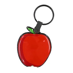 [S0103030086] F503136 苹果PVC钥匙扣 赠品PVC带灯钥匙扣挂件