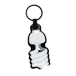[S0103030089] Light Up Key chain - Spiral Led Bulb