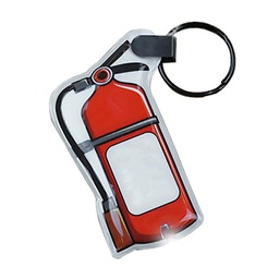 [S0103030098] LED Fire Extinguisher Key Chain