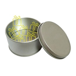 [S0300000577] Gift Box Shaped Paper Clips in Tin Container