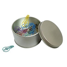 Light Bulb Paper Clips in Tin Container